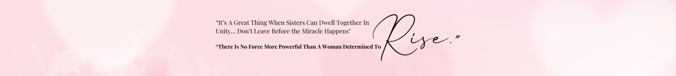 Rise quote banner